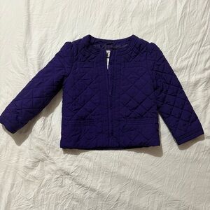 Janie and Jack Purple Quilted Jacket